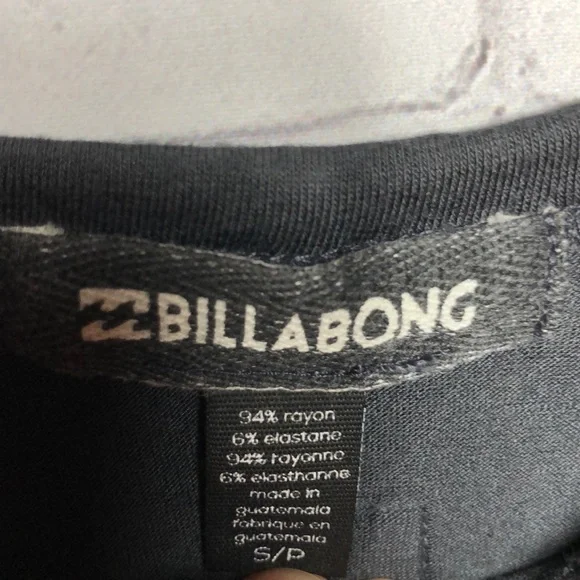 Billabong Long Sleeve Print Tunic Gray Size Small - Picture 5 of 7